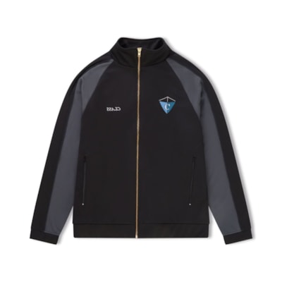 Jaqueta Class Track Jacket Pipa C Black Grey 