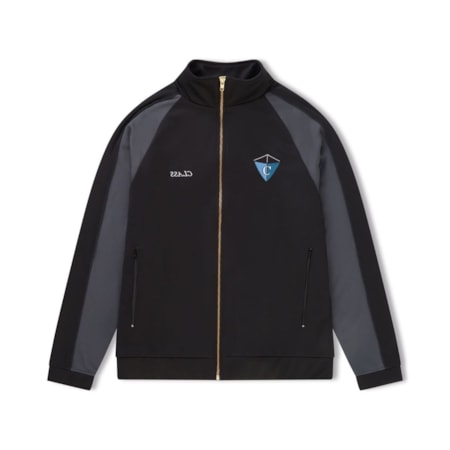 Jaqueta Class Track Jacket Pipa C Black Grey 