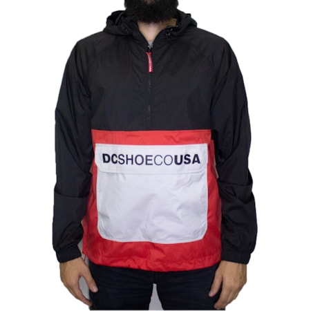 Jaqueta Corta Vento Dc Shoes Sedgefield Red