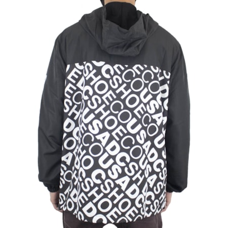 Jaqueta Dc Shoes Corta Vento Dagup Print 4 Preto