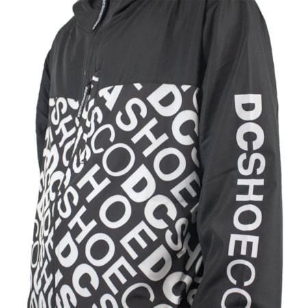 Jaqueta Dc Shoes Corta Vento Dagup Print 4 Preto