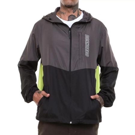 Jaqueta Dc Shoes Dagup Block Pack 2 Neon Cinza