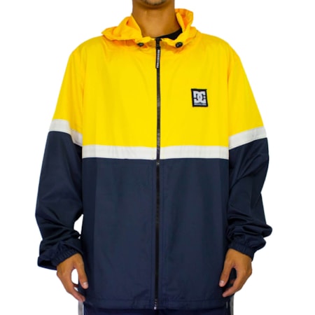 Jaqueta Dc Shoes Horizontal Dagup Amarelo Azul