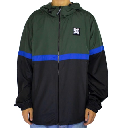 Jaqueta Dc Shoes Horizontal Dagup Verde Preto