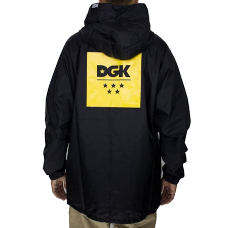 Jaqueta Dgk All Star Square Corta Vento I20DGH01 Black