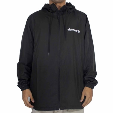 Jaqueta Element Corta Vento Skate Company Preto