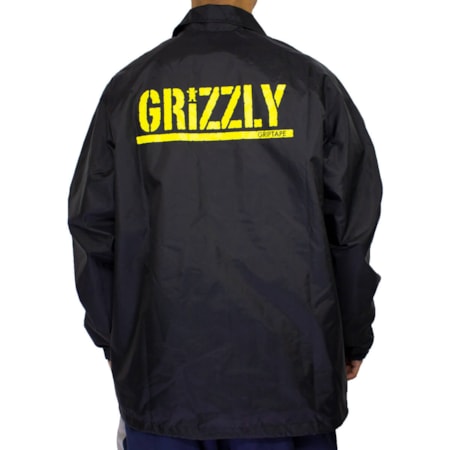 Jaqueta Grizzly Corta Vento Og Bear Black I20GRH24