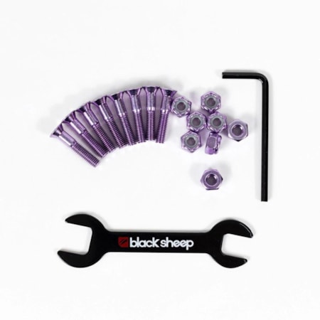 Jogo Parafuso de Base Black Sheep Importado Com Chave Roxo