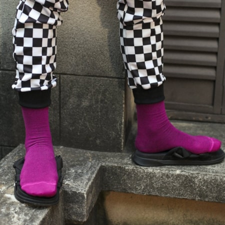 Meia Altai Company Colors Basica Magenta