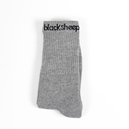 Meia Black Sheep Cano Alto Cinza