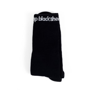 Meia Black Sheep Cano Longo Preto
