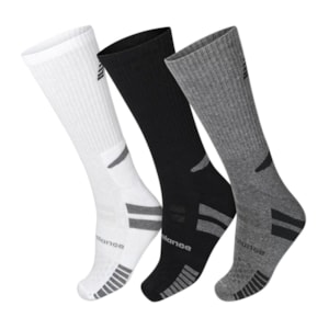 Meia New Balance Cano Longo Pack 3 Unidades Colorida