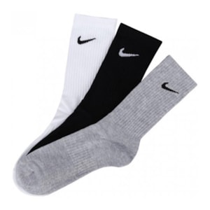 Meia Nike Cush Crew Multicolor 3 pares SX7664964