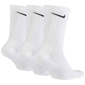 Meia Nike Everyday Plus Branco 3 pares SX6891100