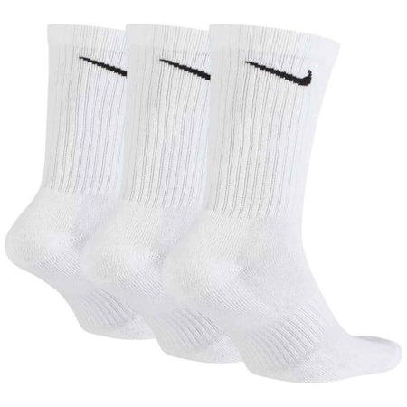 Meia Nike Everyday Plus Branco 3 pares SX6891100