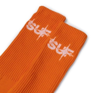 Meia Sufgang Sufstar Laranja Branco Meia Sufgang Sufstar Laranja Branco