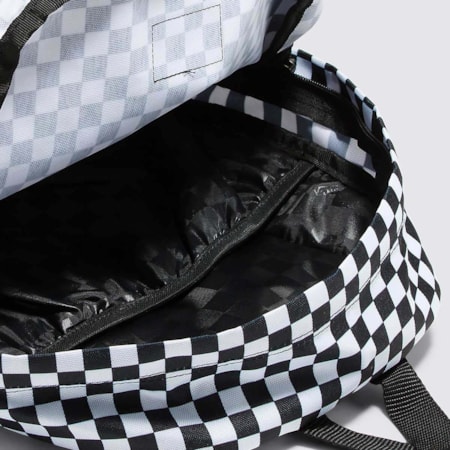 Mochila Vans Old Skool H20 Check Backpack Black White VN0A5KI1Y28