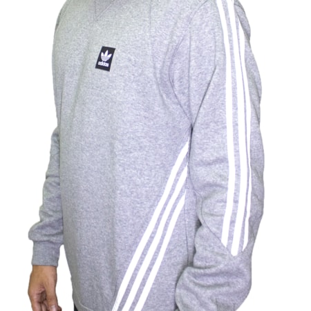 Moletom Adidas Careca Insley  Crew Cinza