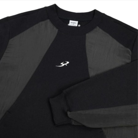 Moletom Barra Crew 2025 Tech B Preto 