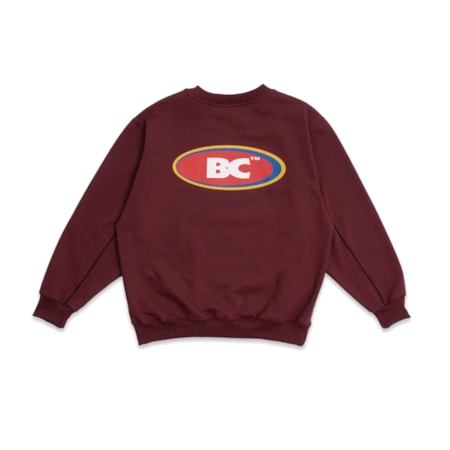 Moletom Barra Crew Goods Logo Classic Bordo