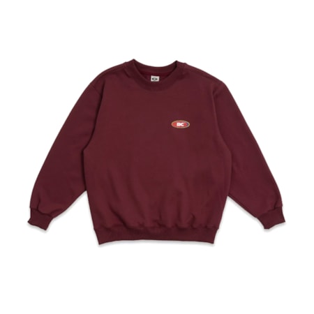 Moletom Barra Crew Goods Logo Classic Bordo