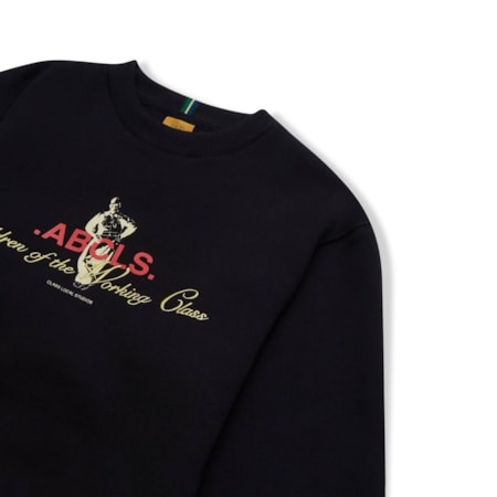 Moletom Class Crewneck Children Of The Working Class Black