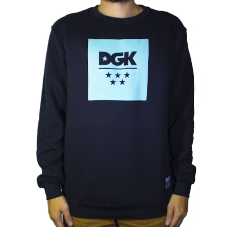 Moletom Dgk Careca All Star Fleece I20DGG06 Black