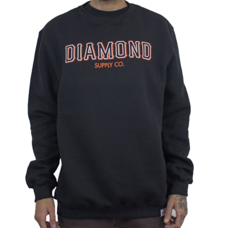 Moletom Diamond Sf Fleece I20DIG03 Black