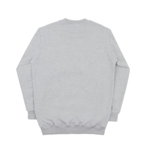 Moletom Disturb College Crewneck Heather Grey Moletom Disturb College Crewneck Heather Grey