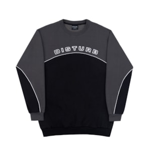 Moletom Disturb Core Crewneck Black 