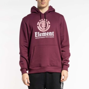 Moletom Element Vertical Color Vinho