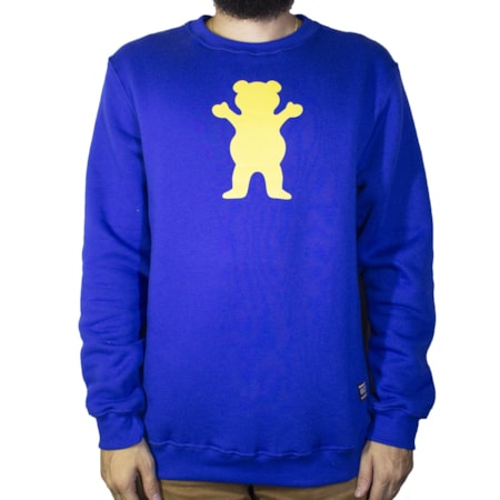 Moletom Grizzly Careca Og Bear Pullover I20GRG13 Royal 