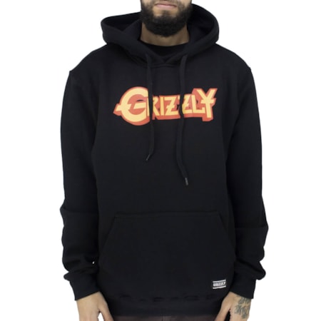 Moletom Grizzly Grizzfest Hoodie Black I20GRG15