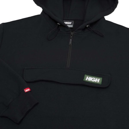 Moletom High Company Anorak Black