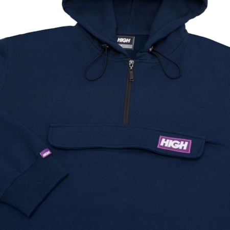 Moletom High Company Anorak Blue