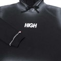 Moletom High Company Bleached Hoodie logo Black 