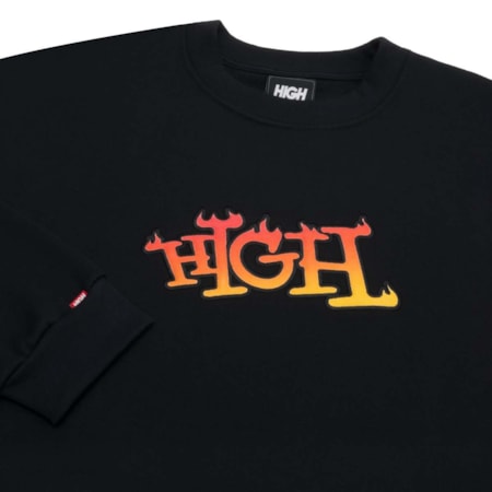 Moletom High Company Crewneck Think Black