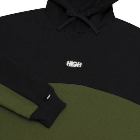 Moletom High Company Hoodie Bridge Black Night Green