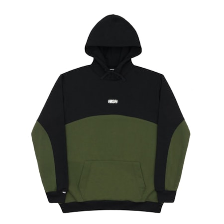 Moletom High Company Hoodie Bridge Black Night Green