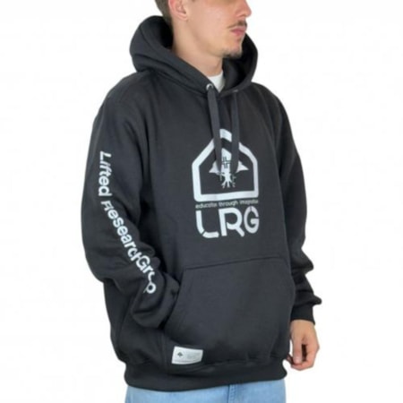 Moletom Lrg Base Camp Fleece Pullover Preto