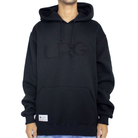 Moletom Lrg Canguru Research Black