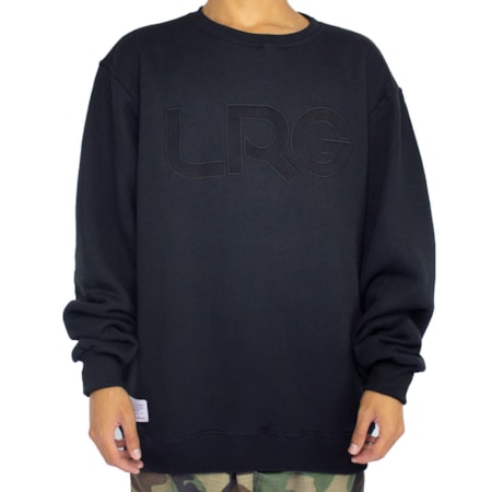 Moletom Lrg Careca Lifted Black 