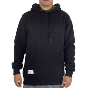 Moletom Lrg Woodland Camo Preto