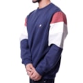 Moletom Ous Crewneck 9 Shoulder Azul Mescla