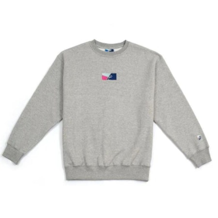 Moletom Ous Crewneck Flag Fili Cinza