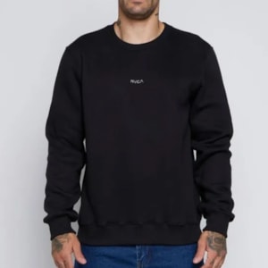 Moletom Rvca Care Campus Blend Preto