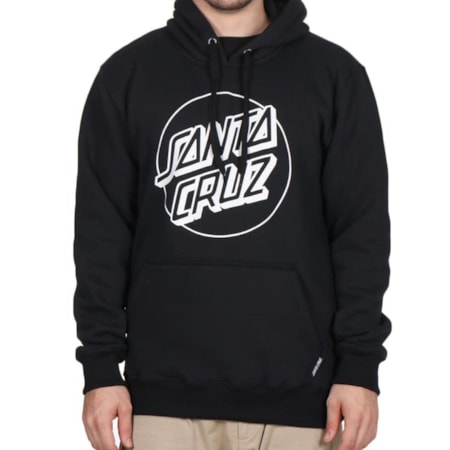 Moletom Santa Cruz Opus Dot Hooded Preto