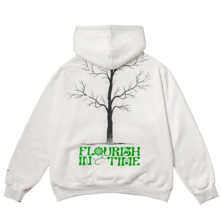 Moletom Vihe Capuz Flourish Off White