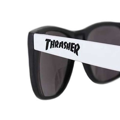 Oculos Thrasher Mag Logo Black White 