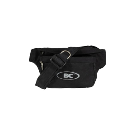 Pochete de Sarja Barra Crew Goods Logo Classic Preta 